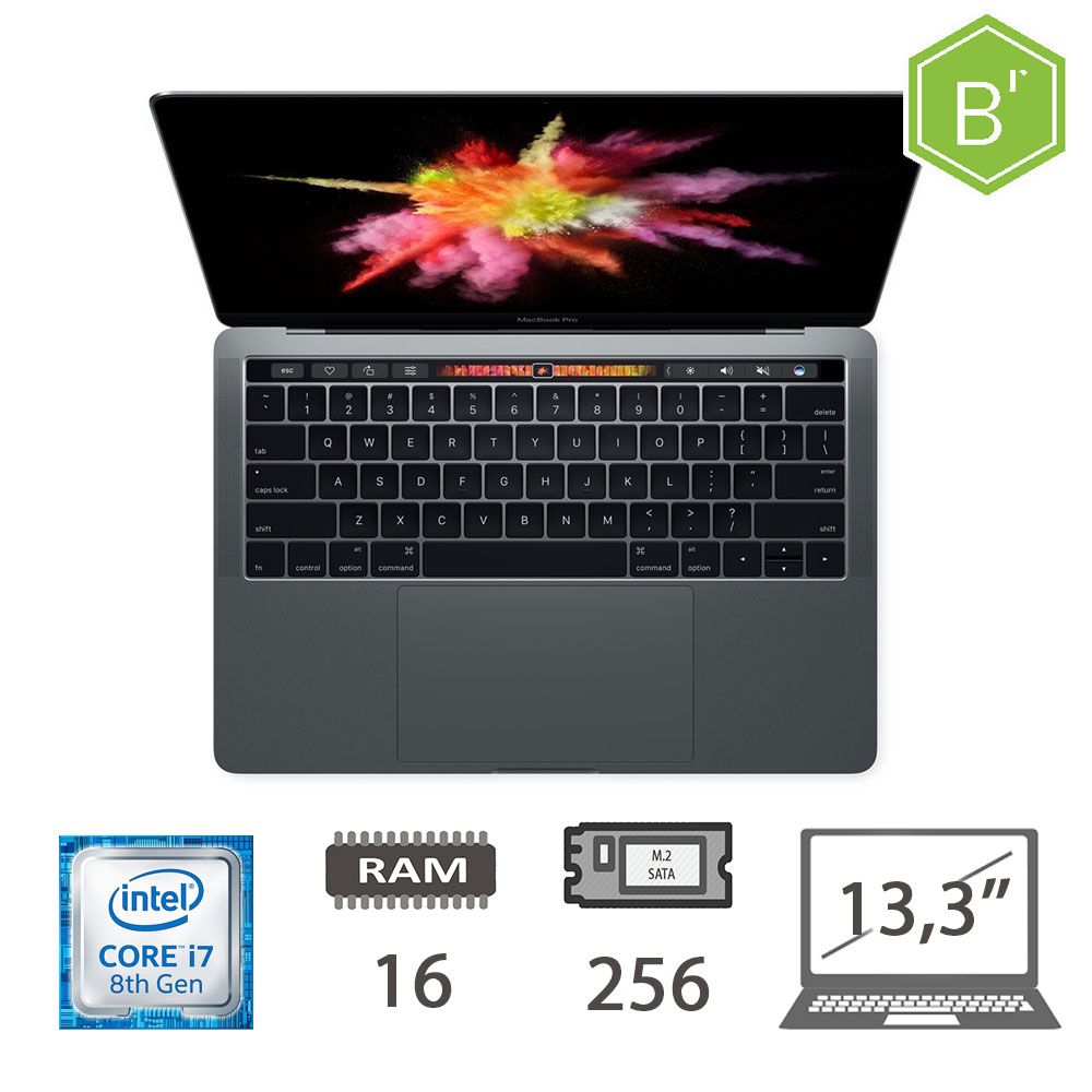 Mbp 13,3 T.Bar(2018)I7-8559u/16/256/Sg/2y - B.