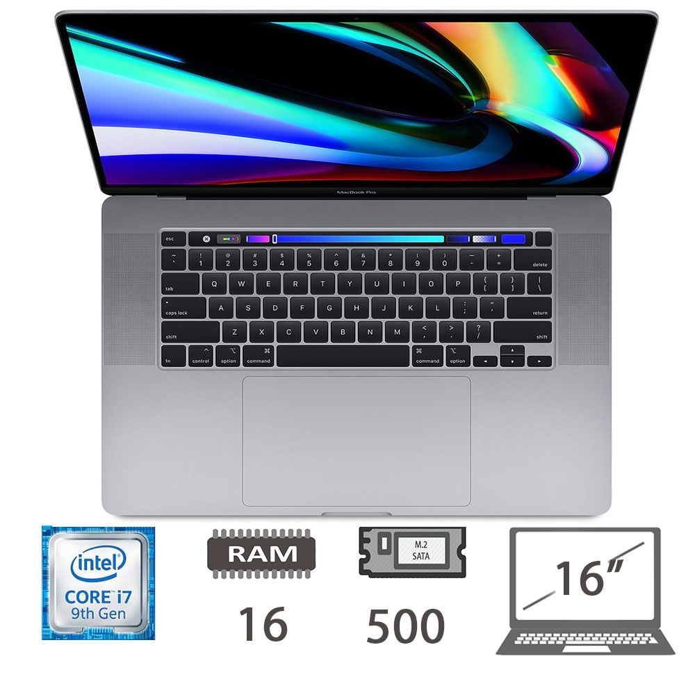 Mbp 16 T.Bar(2019)I7-9750h/16/512m2/Sg/2y.