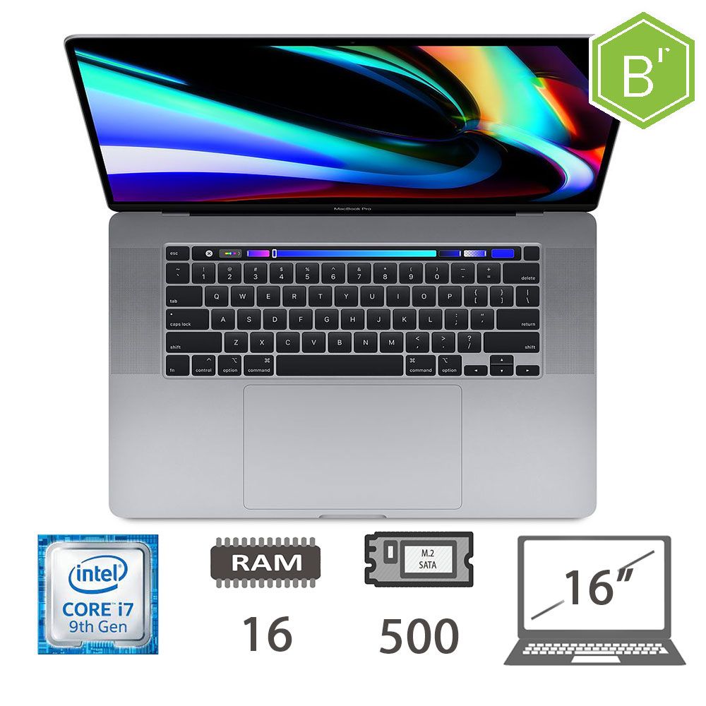 Mbp 16 T.Bar(2019)I7-9750h/16/512/Sg/2y - B.