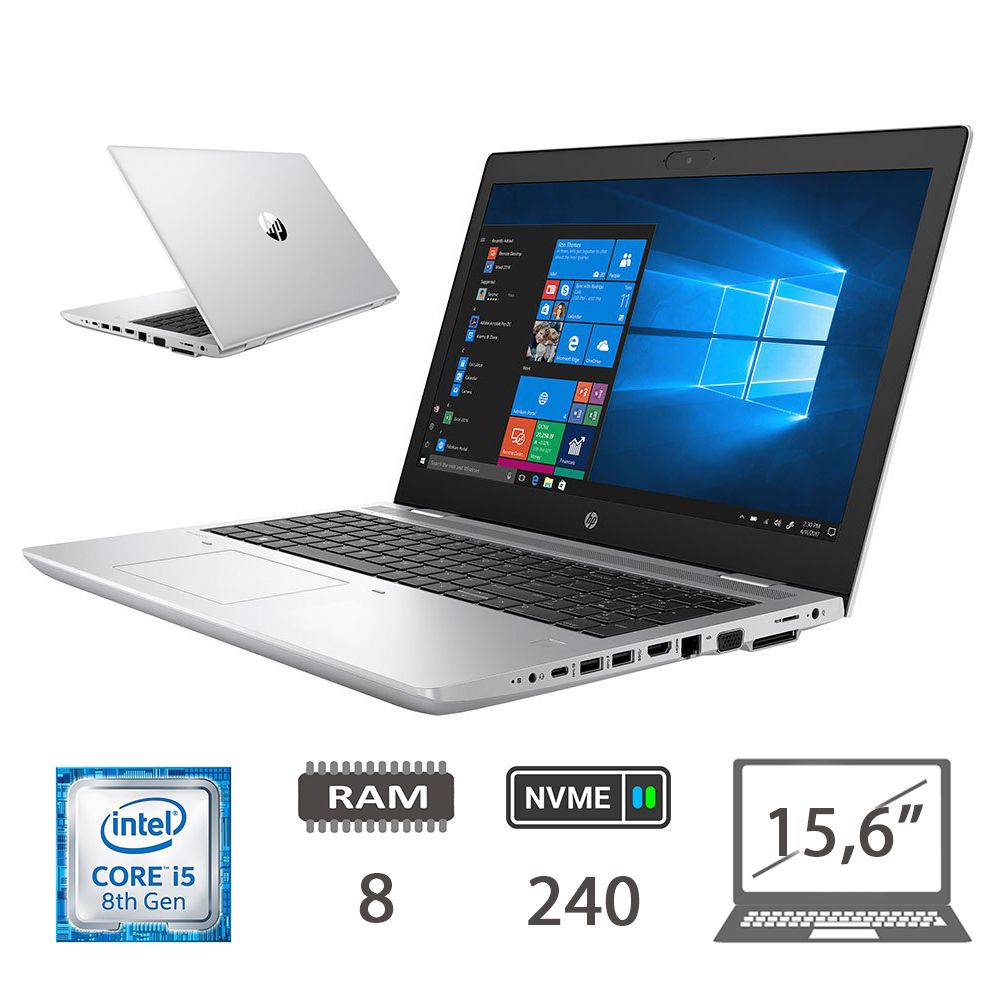 Hp Probook 650 G5 I5-8365u/8/Nvme240/15,6/W10p/2y