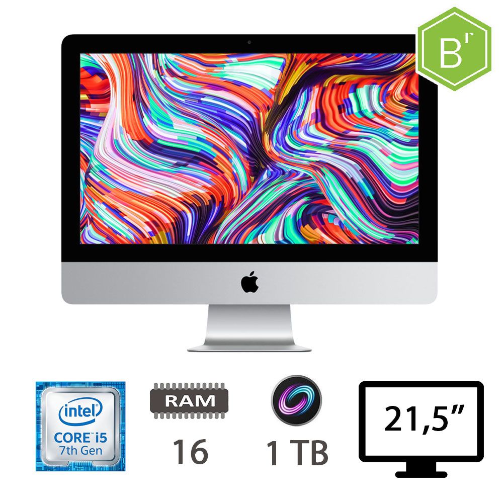 Imac 21,5 4k (2017)I5-7500/16/1fd/2y - B