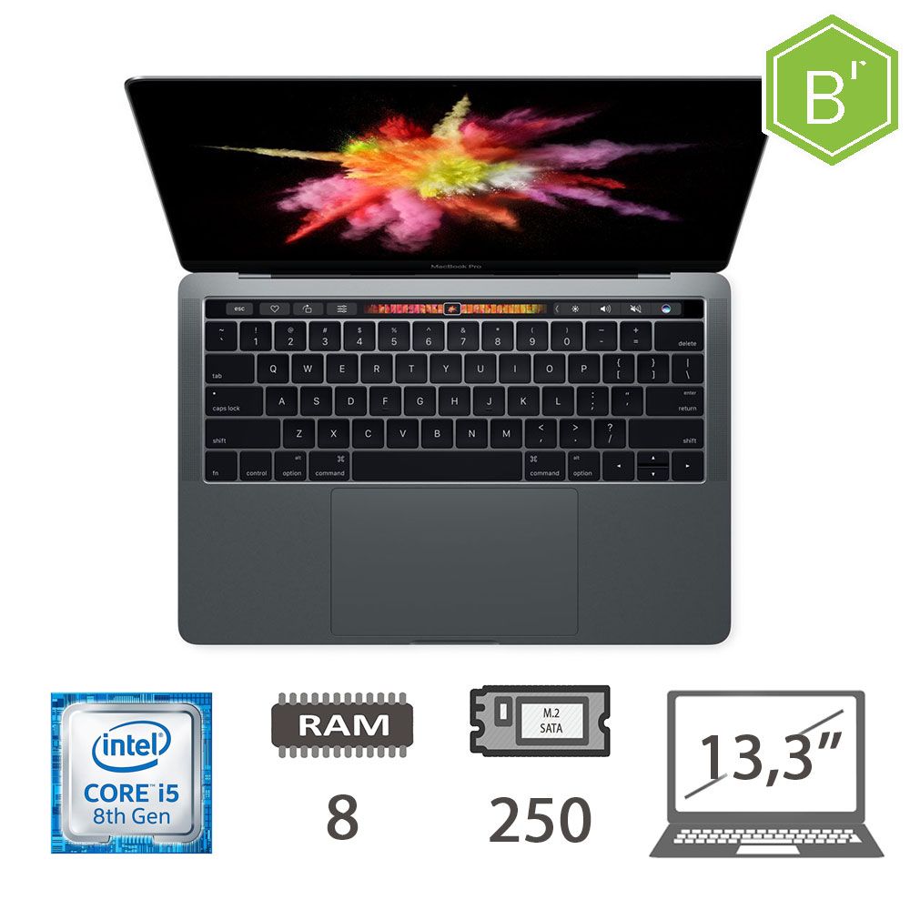 Mbp 13,3 T.Bar(2018)I5-8259u/8/256/Sg/2y - B