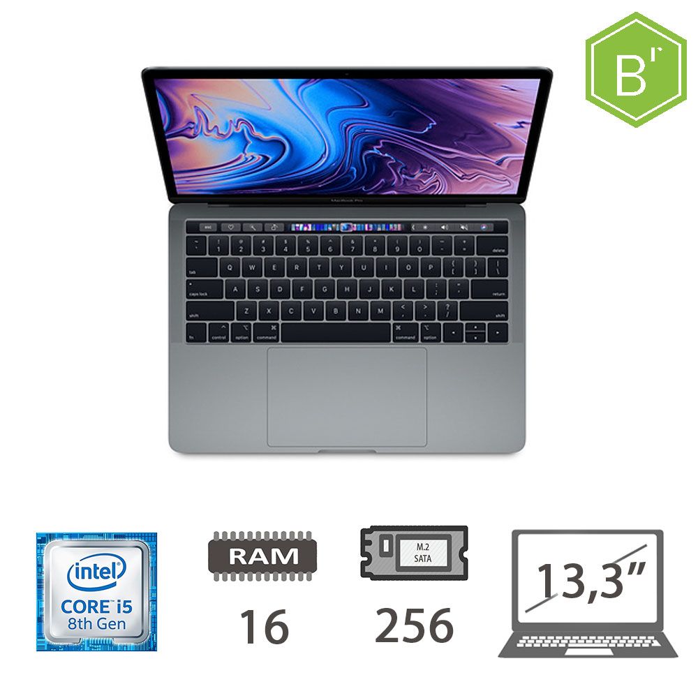 Mbp 13,3 T.Bar(2019)I5-8257u/16/256/Sg/2y - B