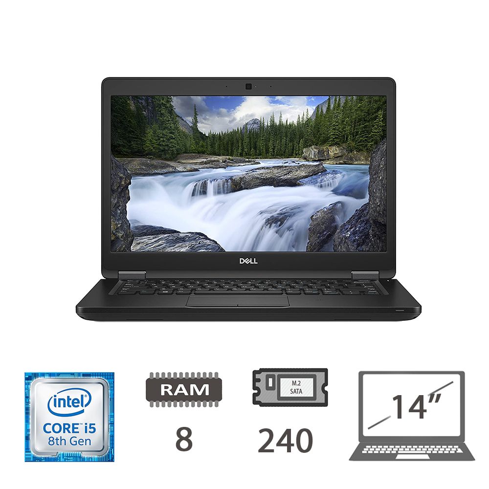 Dell Latitude 5400 - I5-8265u/8/240m2/14/W10p/2y