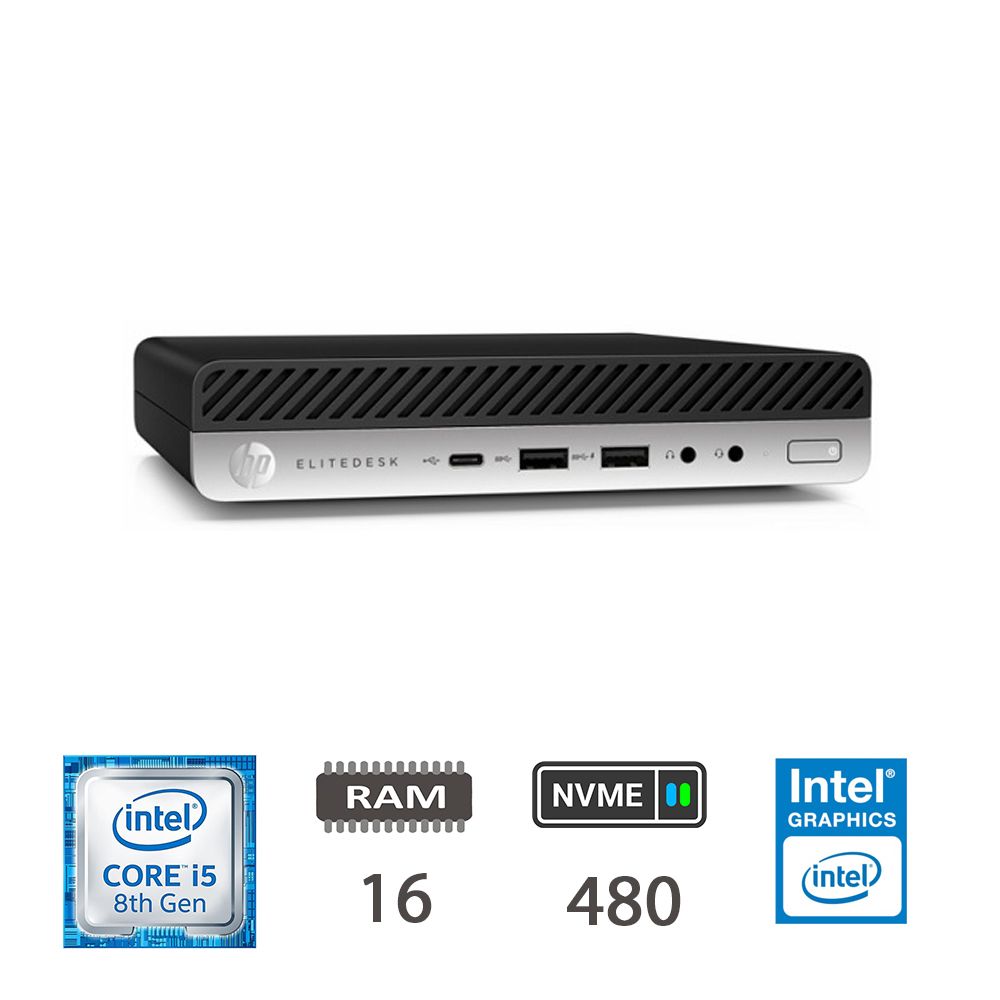 Hp 800 G5 Dm I5-8400t/16/Nvme480/W10p/2y