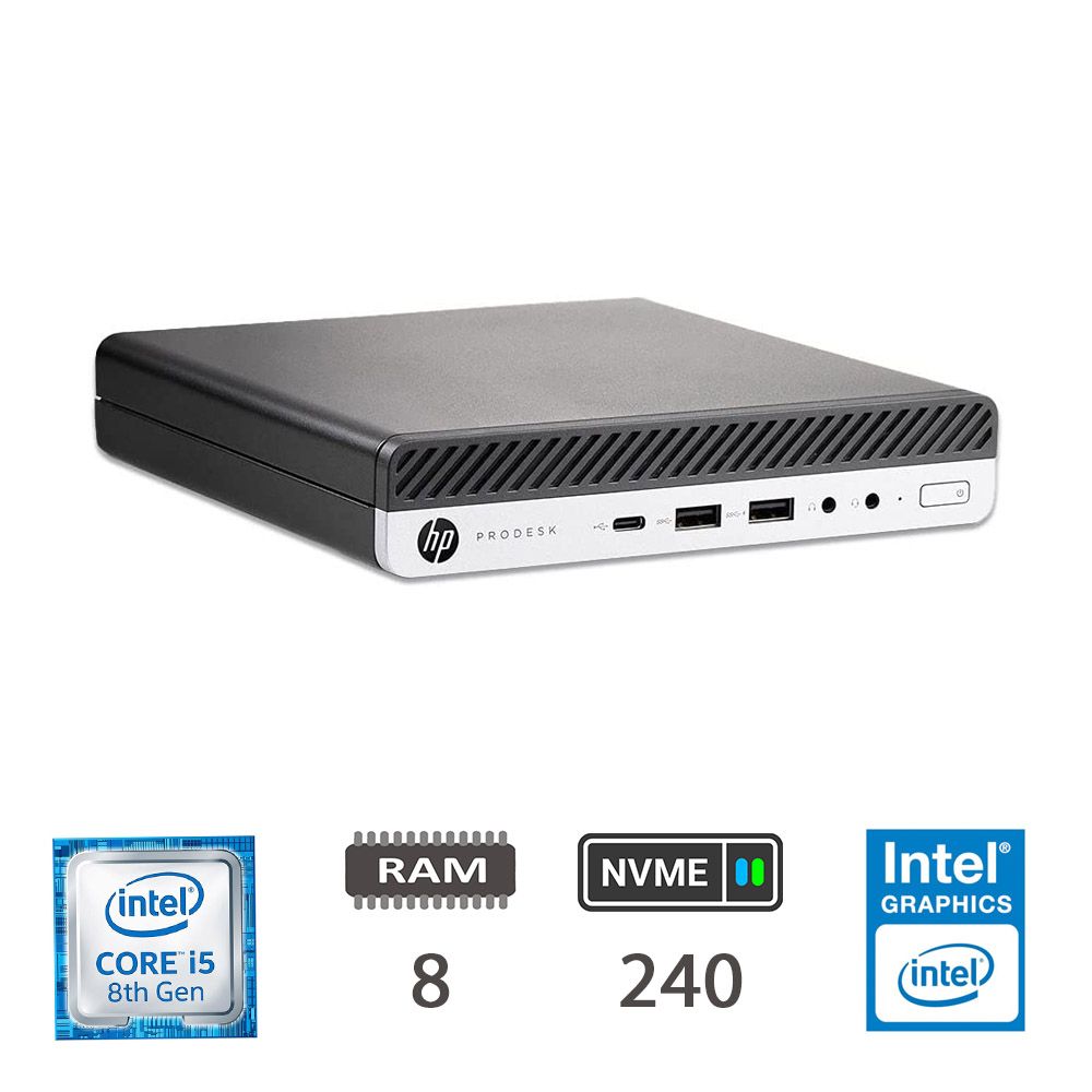 Hp Regloo 800 G4 Dm I5-8500t/8gb/Nvme240/W10p/2y