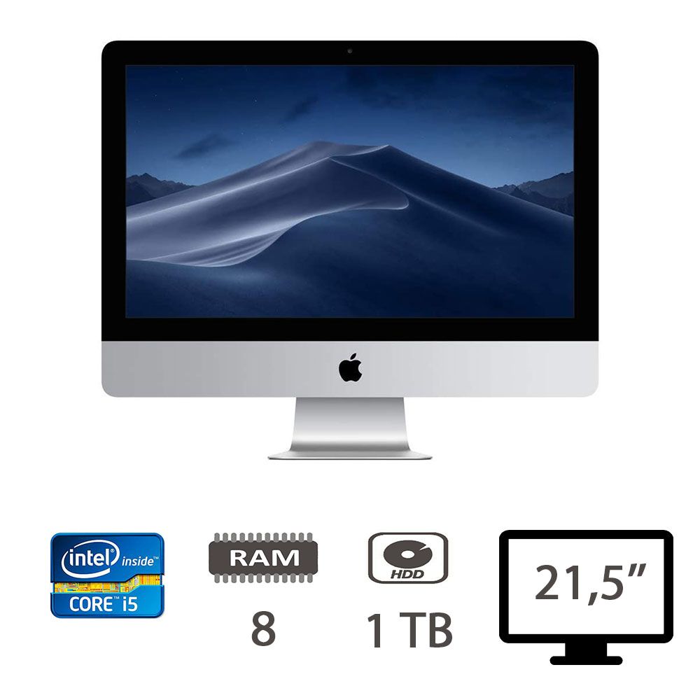 Imac 21,5 (2012) I5-3470s/8/Hdd1tb/2y