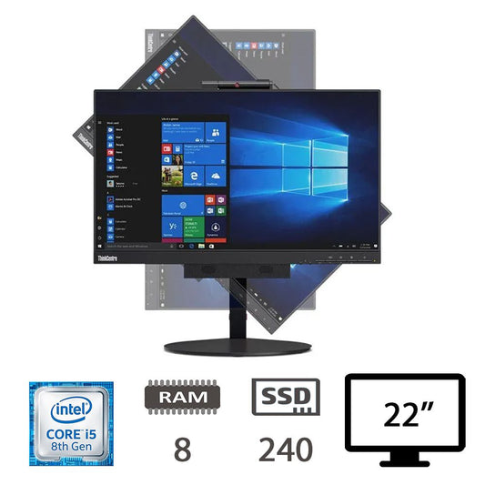 Lenovo Tio22 Aio I5-8500t/8/Ssd240/21,5/W10p/2y