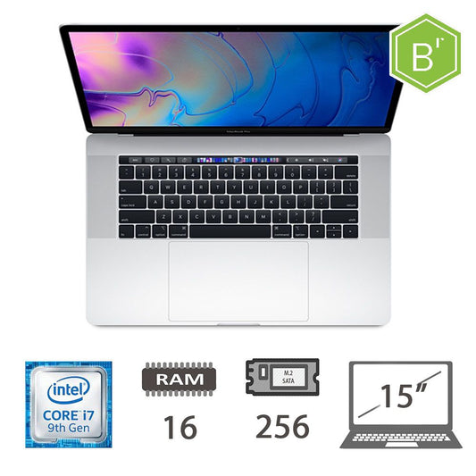 Mbp 15,4 T.Bar(2019)I7-9750h/16/256/Slv/2y - B