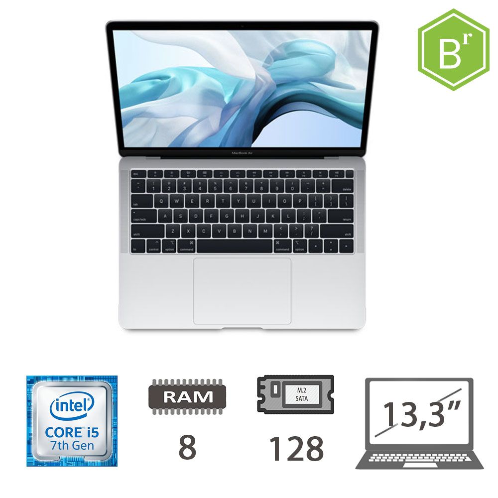 Mbp 13,3 (2017)I5-7360u/8/128/Slv/2y - B