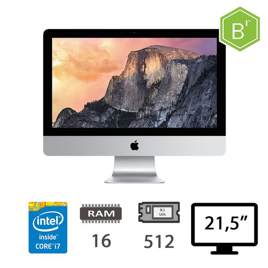 Imac 21,5 4k (L15)I7-5775r/16/512m2/2y - B