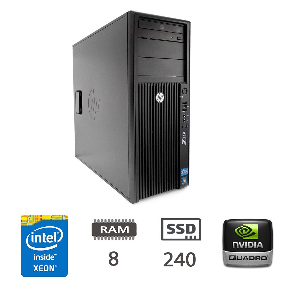 hp z420 tower - e5-1620/8/ssd240/fx370/w10pmar/2y