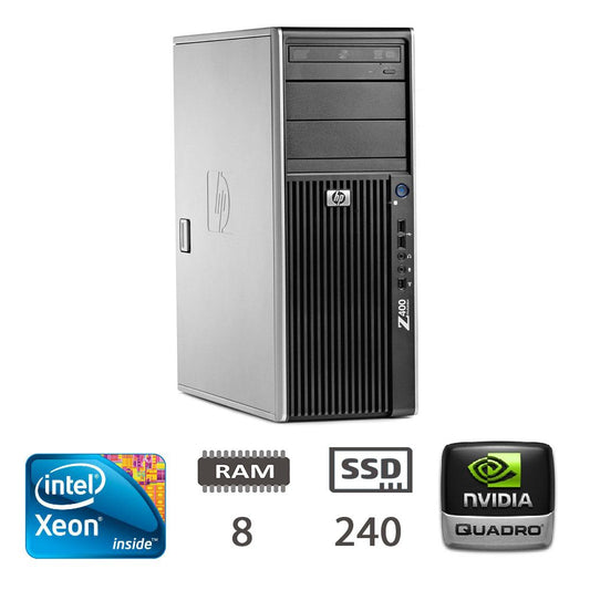 hp z400 tower - w3565/8/ssd240/q600/w10pmar/2y