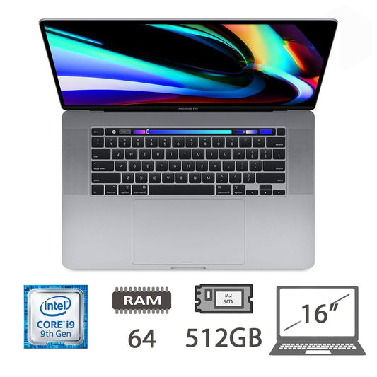 mbp 16 t.bar(2019)i9-9980hk/64/512/sg/2y