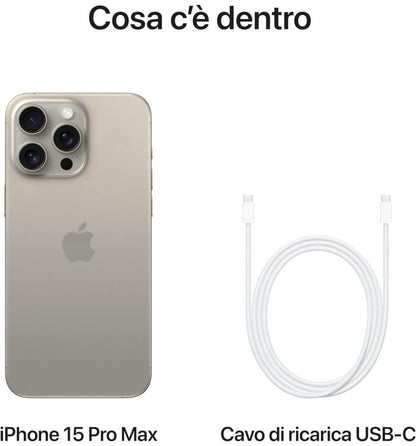 APPLE IPHONE 15 PRO 128GB NATURAL TITANIO GARANZIA EUROPA 24 MESI