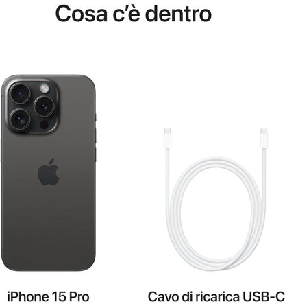 APPLE IPHONE 15 PRO MAX 256GB NERO TITANIO GARANZIA EUROPA 24 MESI