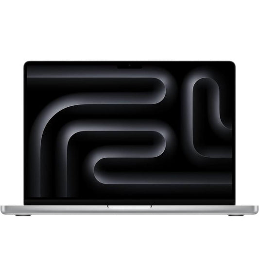 APPLE MACBOOK PRO 14" CHIP M3, CPU 8CORE GPU 10CORE, 8GB DI RAM+512GB SSD GARANZIA UFFICIALE APPLE 24 MESI SILVER