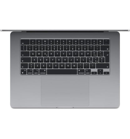 APPLE MACBOOK AIR 15" CHIP M3 (2024) CPU 8-CORE GPU 10-CORE 8GB DI RAM + 512GB SSD GARANZIA 24 APPLE SPACE GRAY - TASTIERA ITALIANA