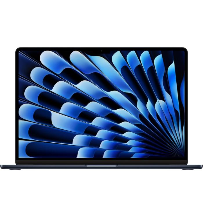 APPLE MACBOOK AIR 15" CHIP M3 (2024) CPU 8-CORE GPU 10-CORE 16GB DI RAM + 512GB SSD GARANZIA 24 APPLE MEZZANOTTE - TASTIERA ITALIANA