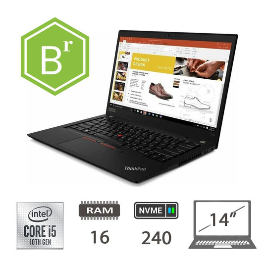 lenovo t14s ts i5-10210u/16/nvme240/14/w10p/2y b